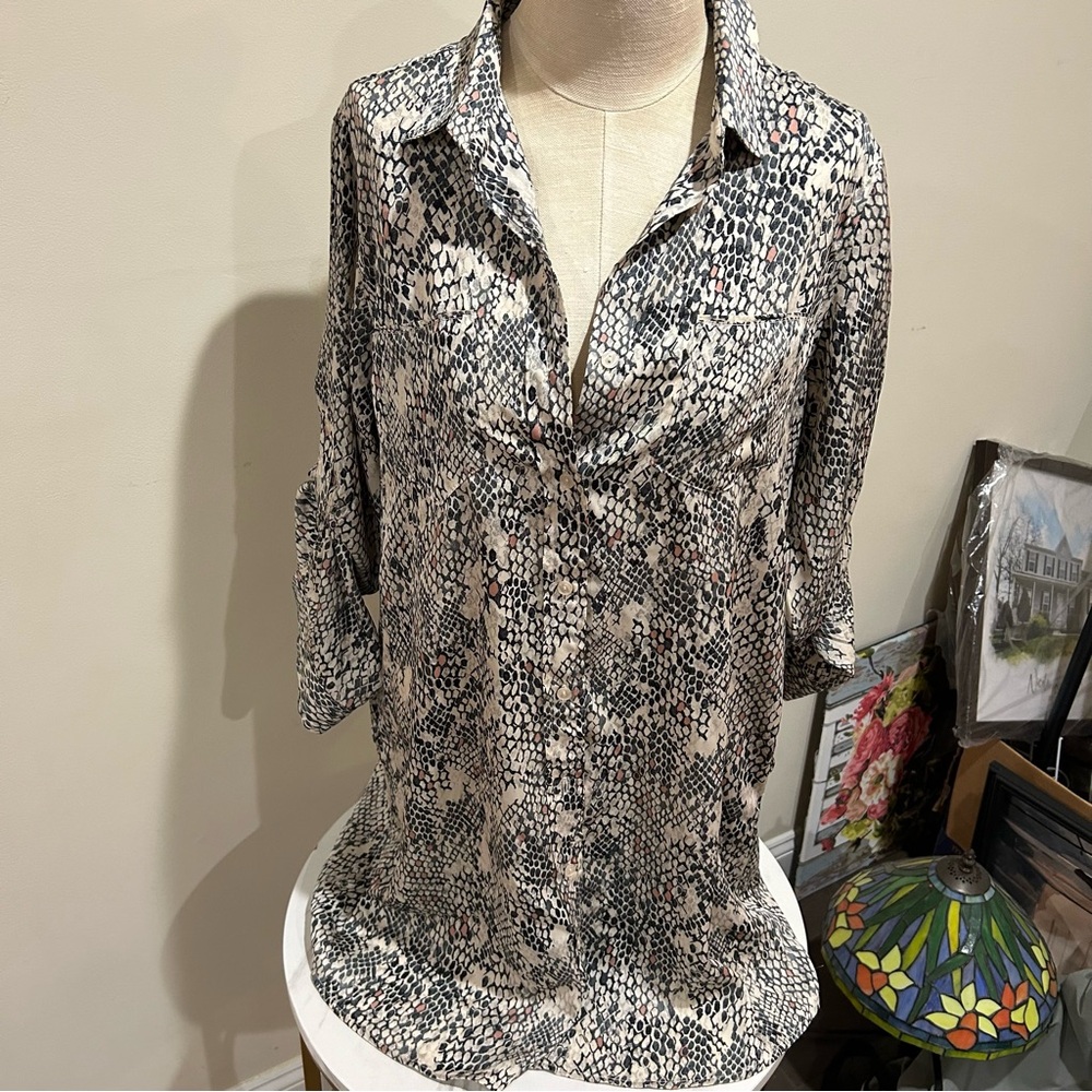 Snakeskin portfolio Dress